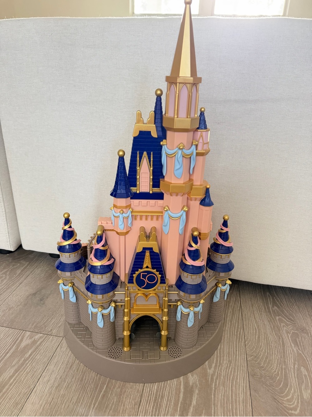 Disney-Inspired Pink & Blue Castle Playset - 50th Anniversary toy